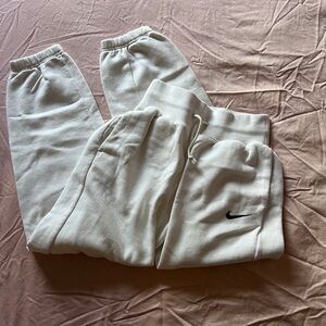 Nike phoenix sweatpants in white